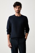 Calvin Klein sweter męski bawełniany granatowy LV04LF304G