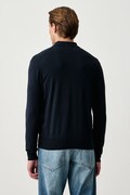 Sisley sweter męski z bawełną granatowy 10F2S300S