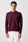 United Colors of Benetton pulover pentru bărbați din bumbac burgundia 1UAEU10B6