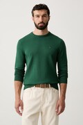 Tommy Hilfiger sweter męski bawełniany zielony MW0MW39999