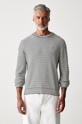 Tommy Hilfiger пуловер мъжки от памук тъмносин MW0MW42799