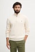 Tommy Hilfiger svetr pánský bavlněný béžový MW0MW42916