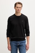 Tommy Jeans sweter męski bawełniany czarny DM0DM22853
