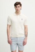 Tommy Hilfiger polo swetrowe męskie bawełniane beżowe MW0MW42788