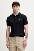 Tommy Hilfiger polo swetrowe męskie bawełniane granatowe MW0MW42788