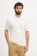 Tommy Hilfiger polo swetrowe męskie bawełniane beżowe MW0MW42795