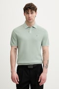 Tommy Hilfiger polo swetrowe męskie bawełniane zielone MW0MW42795