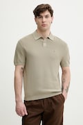 Tommy Hilfiger polo swetrowe męskie bawełniane zielone MW0MW42795