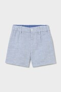 Mayoral szorty z domieszką lnu dziecięce kolor niebieski regulowana talia 1215