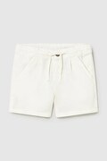 Σορτς με λινό για παιδιά Mayoral χρώμα: άσπρο, 1220