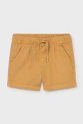 Mayoral szorty z dodatkiem lnu dziecięce kolor pomarańczowy regulowana talia 1220