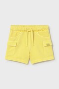 Mayoral szorty bawełniane dziecięce kolor żółty 1223