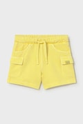 Mayoral szorty bawełniane dziecięce kolor żółty 1223
