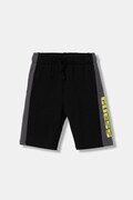 Guess szorty bawełniane dziecięce kolor czarny regulowana talia L6RD00 KA6R4