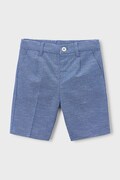 Mayoral szorty z domieszką lnu dziecięce kolor niebieski 3201