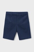 Mayoral szorty z domieszką lnu dziecięce kolor granatowy 3201