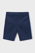 Mayoral szorty z domieszką lnu dziecięce kolor granatowy 3201