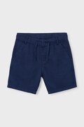 Дитячі шорти з додаванням льону Mayoral колір синій регульована талія 3202