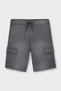 Παιδικό σορτς τζιν Mayoral χρώμα: γκρι, 6218