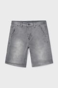 Mayoral szorty jeansowe dziecięce kolor szary 6220