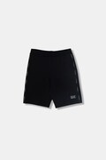 EA7 Emporio Armani бермуди дитячі з бавовною чорні regular waist 7B000254 AF16591