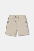 Guess szorty dresowe dziecięce bawełniane z elastanem beżowe regular waist L6GD17 K6ZS1