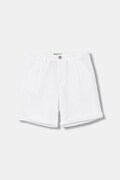 United Colors of Benetton pantaloni scurți pentru copii, cu in albi regular waist 43WBC904I