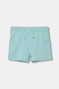 United Colors of Benetton teplákové šortky dětské bavlněné tyrkysové regular waist 39DJG901C
