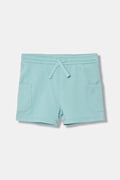 United Colors of Benetton teplákové šortky dětské bavlněné tyrkysové regular waist 39DJG901C