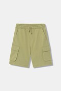 United Colors of Benetton cargo šortky dětské bavlněné zelené regular waist 39DJC902N