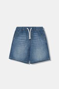 United Colors of Benetton šortky dětské džínové Námořnické modré regular waist 4DHJC9047