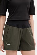 Salewa трекінгові шорти жіночі PEDROC зелені regular waist 00.0000029313