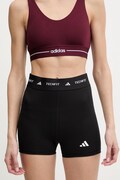 adidas Performance szorty treningowe Techfit damskie kolor czarny gładkie high waist IT2275