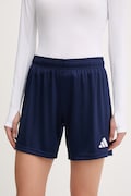 adidas Performance szorty treningowe Entrada26 damskie kolor granatowy gładkie high waist JZ2534