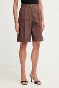 Pinko bermude ženske od lana smeđe 106594 A34I