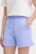 Puma σορτς επίσημα Γυναικεία με βαμβάκι Class μπλε ψηλή 691874