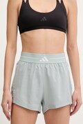 adidas Performance szorty treningowe Hyperglam damskie kolor turkusowy z nadrukiem high waist KC7646