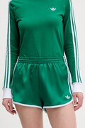 adidas Originals szorty damskie kolor zielony medium waist KD3717