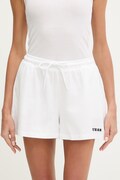 Guess trenirka kratke hlače ženske bombažne GIADA bele klasičen pas E6GD01 KCRZ1
