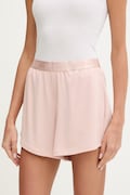 Guess szorty dresowe damskie JUNIE różowe high waist O6GD02 KCQP2