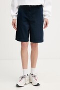 Tommy Hilfiger pantaloni scurți chinos de damă din bumbac bleumarin talie înaltă WW0WW49648