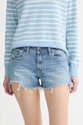 Levi's szorty LOW LOOSE damskie kolor niebieski gładkie high waist 005DR