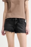 Levi's szorty LOW LOOSE damskie kolor czarny gładkie high waist 005DR