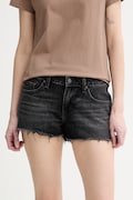 Levi's szorty LOW LOOSE damskie kolor czarny gładkie high waist 005DR