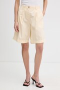 Tommy Hilfiger šortky dámske bavlnené béžové high waist WW0WW49595