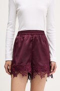 adidas Originals kratke hlače za žene Firebird bordo srednje visoki struk LD1810