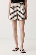 United Colors of Benetton teplákové šortky dámské bavlněné béžové high waist 3PNU59008