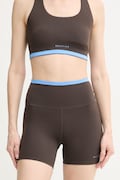 P.E Nation szorty sportowe damskie brązowe high waist 243S344