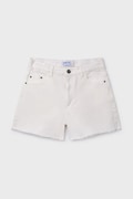 Mayoral szorty jeansowe dziecięce kolor biały gładkie 275