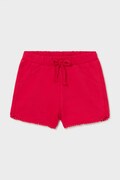Mayoral szorty dziecięce kolor czerwony gładkie regulowana talia 603